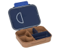 Preview: Lässig - Brotdose Bento Lunchbox - Little Gang Smile Blau
